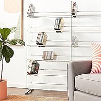 TransDeco CD/DVD Rack, 792 552, Clear/Silver — image 7