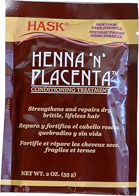 HASK Henna & Placenta Conditioning Treatment 2oz (12 Pieces)