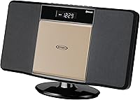 Jensen JBS-300 Champagne Gold Bluetooth Stereo Music System — image 2