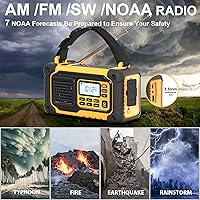 SIYEGK Emergency Weather Radio BXRadio-1020-GRN — image 2