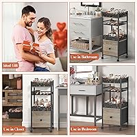 SOLIMINTR Makeup Organizer with Drawer — image 7