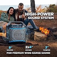 ION Block Rocker iPA163A Portable Bluetooth Outdoor Party Speaker — image 3