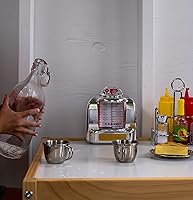 Crosley CR1120A-SI Diner Mini Jukebox Bluetooth Tabletop FM Radio — image 3