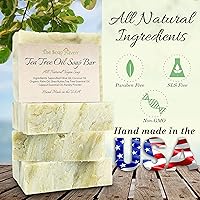 The Soap Haven Tea Tree Soap Bars - 4-Pack, 4.5oz Each — image 2