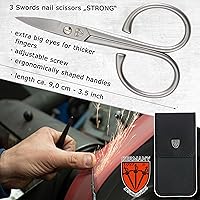 3 Swords Germany Solingen Stainless Steel Curved Nail Scissors — image 5