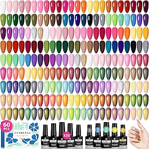VANREESA 60 Pcs Gel Nail Polish Set Review