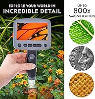 National Geographic Digital Microscope for Kids – 40-Piece Handheld Microscope — image 2
