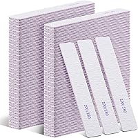 Xinnun 150 Pcs Nail Files 100/180 Grit Double Sides Professional Emery Board — image 1