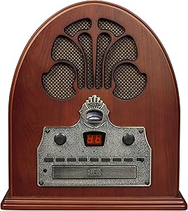Crosley CR32D-PA Cathedral Retro AM/FM Radio CD Player with Bluetooth Speakers Review