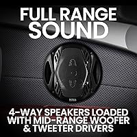 BOSS Audio Systems NX654 Onyx Series 6.5 Inch 4-Way Car Speakers — image 2