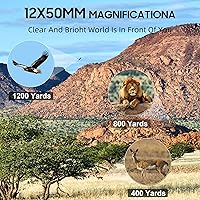 IBQ 12x50 UHD Binoculars with Phone Adapter — image 9