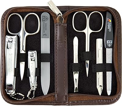 3 Swords Germany 8-Piece Manicure Pedicure Grooming Kit