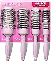 Lily England Round Blow Dry Brush Set (Pink) — image 1