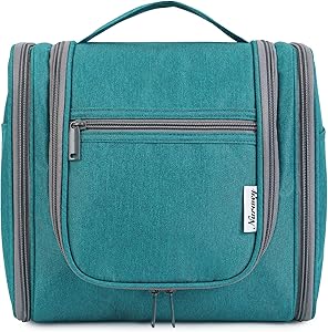 Narwey Hanging Toiletry Bag for Women, Large, Teal Review