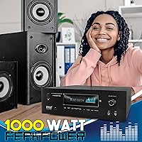 Pyle PT888BTWM.5 1000W Bluetooth Home Theater Karaoke Receiver — image 3