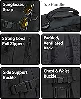 Rockland Military Tactical Laptop Backpack, Large — image 5