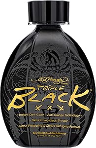 Ed Hardy BLACK XXX Instant Dark Color Tanning Lotion, 13.5 oz Review