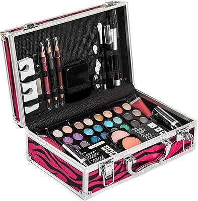 Vokai Makeup Kit Gift Set - 51 Piece Red Zebra