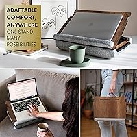 Vigo Wood Laptop Tray - Adjustable Lap Desk for Bed & Sofa — image 6