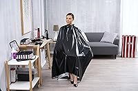 Smart Hair Professional Salon Cape, Black, 54″x62″ — image 6