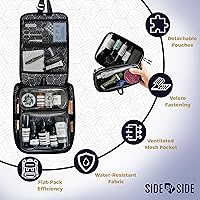 Side by Side Slim Toiletry Bag for Travel — image 3