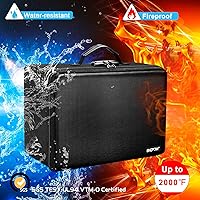 ENGPOW Fireproof Photo Storage Box with Lock — image 2