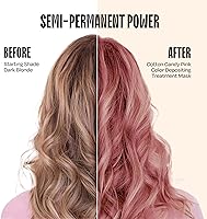 Overtone Cotton Candy Pink Semi-Permanent Hair Dye Conditioner 8oz — image 2