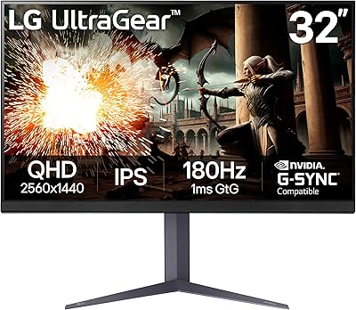 LG 32GS75Q-B Ultragear 32-inch QHD Gaming Monitor