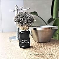 Je&Co Pure Badger Hair Shaving Brush Set — image 2