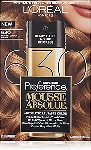 L'Oreal Paris Superior Preference Mousse Absolue 630 Lightest Golden Brown Review
