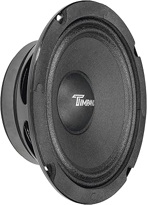 Timpano TPT-MR6-4 PRO 6.5 Inch Shallow Midrange Speaker