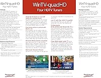 Hauppauge WinTV-quadHD PCI Express TV Tuner Card 1609 — image 4