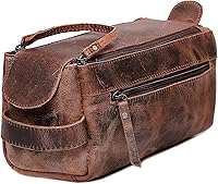 Cuero Genuine Buffalo Leather Toiletry Bag — image 1