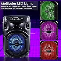 Technical Pro BOOM8 8-Inch Bluetooth Speaker — image 5