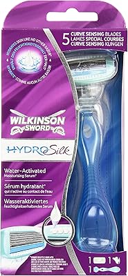 Wilkinson Sword Hydro Silk Women's Razor with 1 Blade and Holder