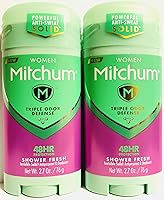 Mitchum Antiperspirant & Deodorant For Women - Shower Fresh - 2.7oz (Pack of 2) — image 1