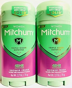 Mitchum Antiperspirant & Deodorant For Women - Shower Fresh - 2.7oz (Pack of 2) Review