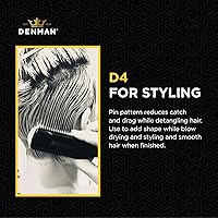 Denman Curly Hair Brush D4 9-Row Styling Brush — image 3