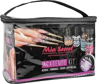 Mia Secret Professional Academic Nail Kit for Acrylic, Gel, and Dip Gel Set