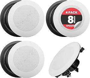 Pyle PDICBT286 Bluetooth 8” In-Wall/In-Ceiling Speaker System Review