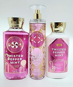 Bath & Body Works Twisted Peppermint Mist, Shower Gel & Lotion Set Review
