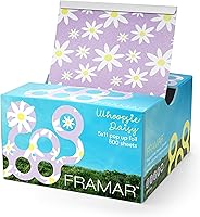 Framar Daisy Hair Foils - 500 Sheets, Floral Pattern — image 1
