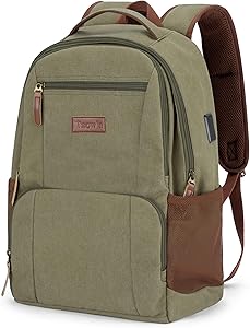 Tzowla Canvas Laptop Backpack 15.6″ Review