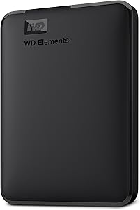 WD 4TB Elements Portable External Hard Drive
