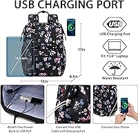 Hidds Laptop Backpack Purse for Women 15.6 Inch — image 4