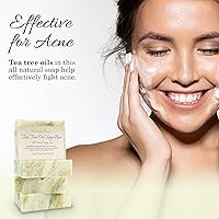 The Soap Haven Tea Tree Soap Bars - 4-Pack, 4.5oz Each — image 3