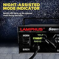LAMPHUS SoundAlert 12V 100W Police Siren PA System Kit — image 3