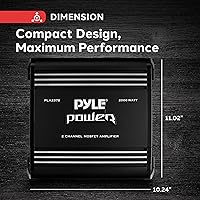 Pyle PLA2378 2-Channel Car Stereo Amplifier — image 6