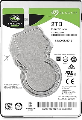 Seagate 2TB BarraCuda 2.5-Inch Internal Hard Drive