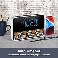 LERSGO HR1901 Bluetooth Alarm Clock Radio — image 3